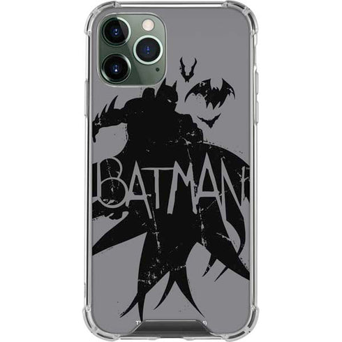 DC Comics Batman Silhouette Art iPhone 11 Pro Max Clear Case