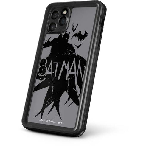DC Comics Batman Silhouette Art iPhone 11 Pro Waterproof Case