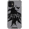 DC Comics Batman Silhouette Art iPhone 12 Clear Case