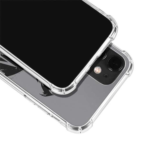 DC Comics Batman Silhouette Art iPhone 12 Clear Case