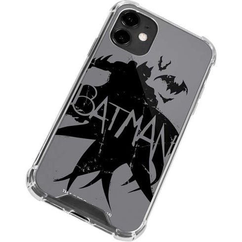 DC Comics Batman Silhouette Art iPhone 12 Clear Case