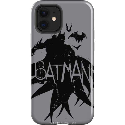 DC Comics Batman Silhouette Art iPhone 12 Impact Case