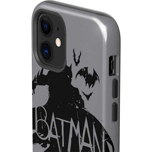 DC Comics Batman Silhouette Art iPhone 12 Impact Case