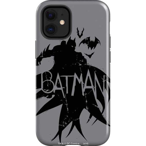 DC Comics Batman Silhouette Art iPhone 12 Mini Impact Case