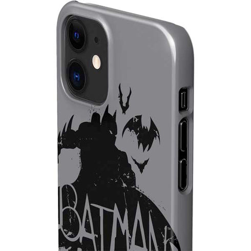 DC Comics Batman Silhouette Art iPhone 12 Mini Lite Case