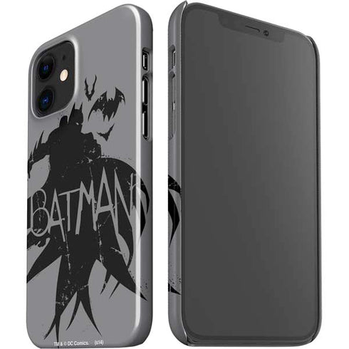 DC Comics Batman Silhouette Art iPhone 12 Mini Lite Case