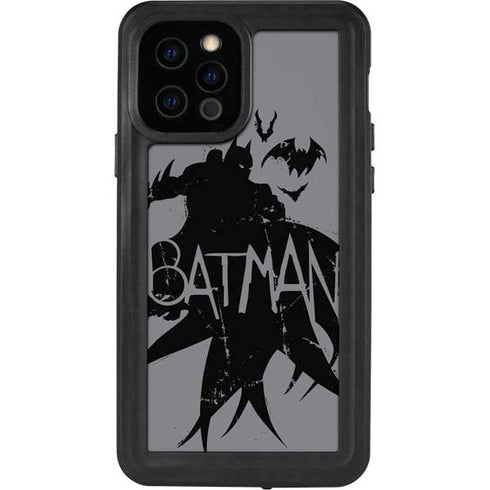 DC Comics Batman Silhouette Art iPhone 12 Pro Waterproof Case