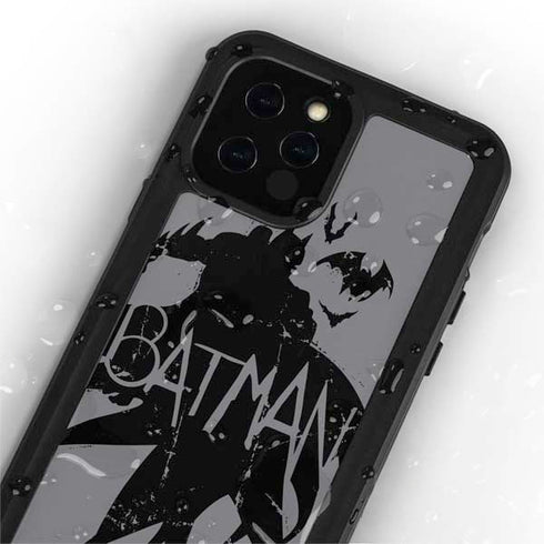 DC Comics Batman Silhouette Art iPhone 12 Pro Waterproof Case