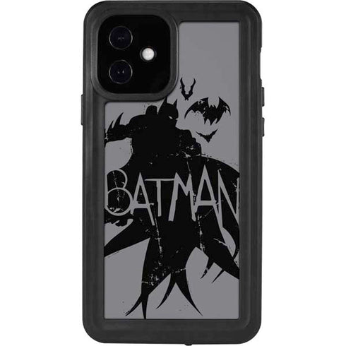 DC Comics Batman Silhouette Art iPhone 12 Waterproof Case