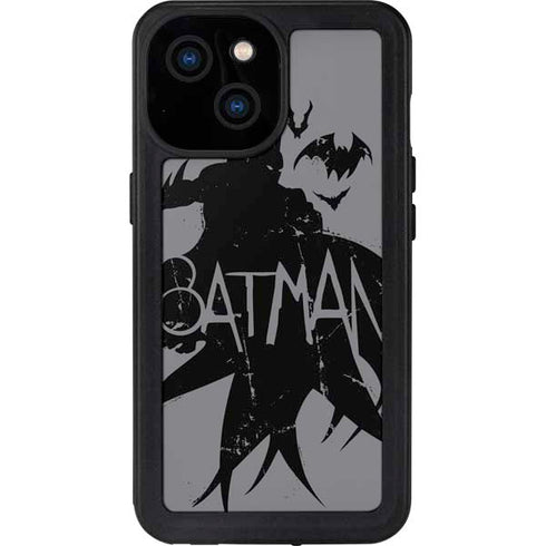 DC Comics Batman Silhouette Art iPhone 13 Mini Waterproof Case