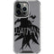 DC Comics Batman Silhouette Art iPhone 13 Pro Clear Case