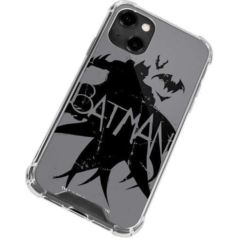 DC Comics Batman Silhouette Art iPhone 14 Clear Case
