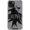 DC Comics Batman Silhouette Art iPhone 14 Plus Clear Case