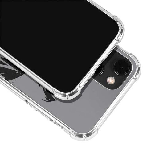 DC Comics Batman Silhouette Art iPhone 14 Plus Clear Case