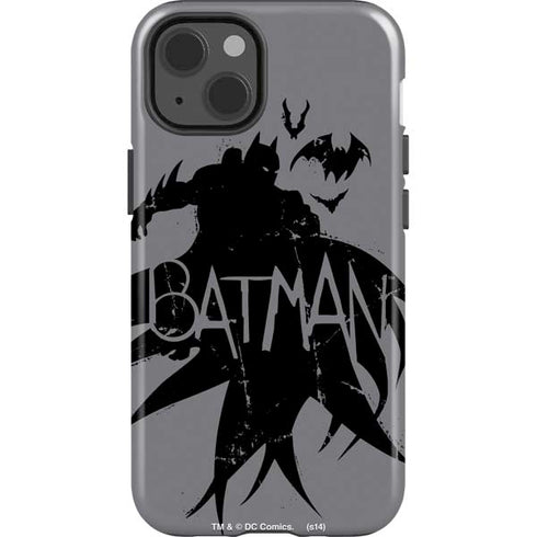 DC Comics Batman Silhouette Art iPhone 15 Impact Case