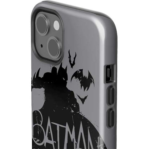 DC Comics Batman Silhouette Art iPhone 14 Impact Case