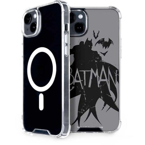 DC Comics Batman Silhouette Art iPhone 14 Plus MagSafe Case