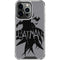 DC Comics Batman Silhouette Art iPhone 15 Pro Clear Case