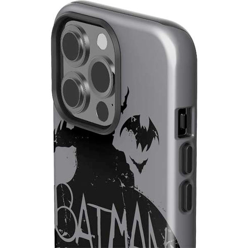 DC Comics Batman Silhouette Art iPhone 14 Pro Impact Case