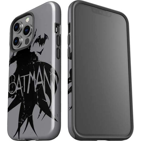 DC Comics Batman Silhouette Art iPhone 14 Pro Impact Case