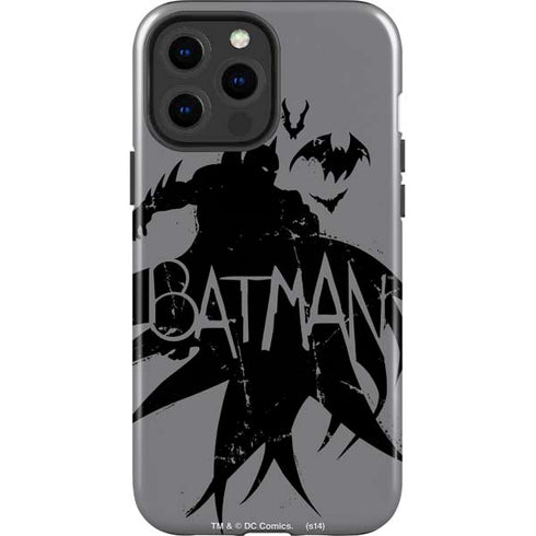 DC Comics Batman Silhouette Art iPhone 15 Pro Max Impact Case