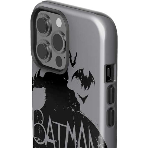 DC Comics Batman Silhouette Art iPhone 15 Pro Max Impact Case