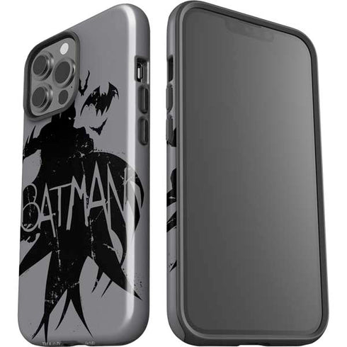 DC Comics Batman Silhouette Art iPhone 15 Pro Max Impact Case