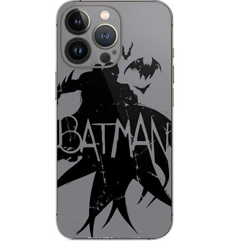 DC Comics Batman Silhouette Art iPhone 14 Pro Skin