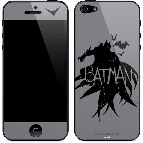 DC Comics Batman Silhouette Art iPhone 5/5s/5SE Skin