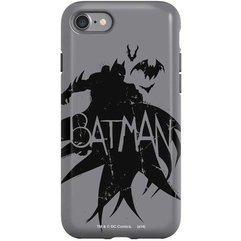 DC Comics Batman Silhouette Art iPhone SE (2nd & 3rd Gen) Pro Case