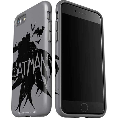 DC Comics Batman Silhouette Art iPhone SE (2nd & 3rd Gen) Pro Case