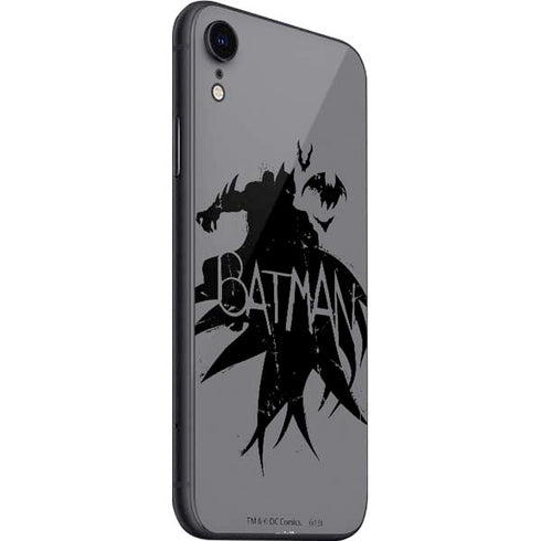 DC Comics Batman Silhouette Art iPhone SE (2nd & 3rd Gen) Skin
