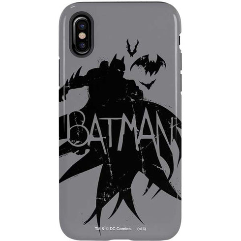 DC Comics Batman Silhouette Art iPhone X Pro Case