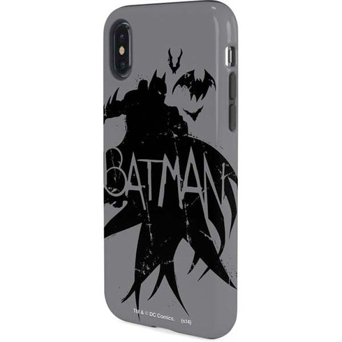 DC Comics Batman Silhouette Art iPhone X Pro Case