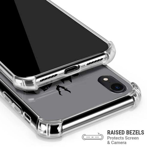 DC Comics Batman Silhouette Art iPhone XR Clear Case