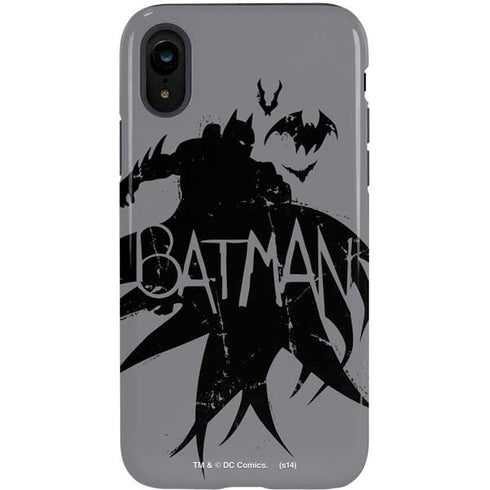 DC Comics Batman Silhouette Art iPhone XR Pro Case