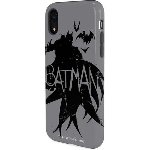DC Comics Batman Silhouette Art iPhone XR Pro Case
