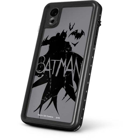 DC Comics Batman Silhouette Art iPhone XR Waterproof Case