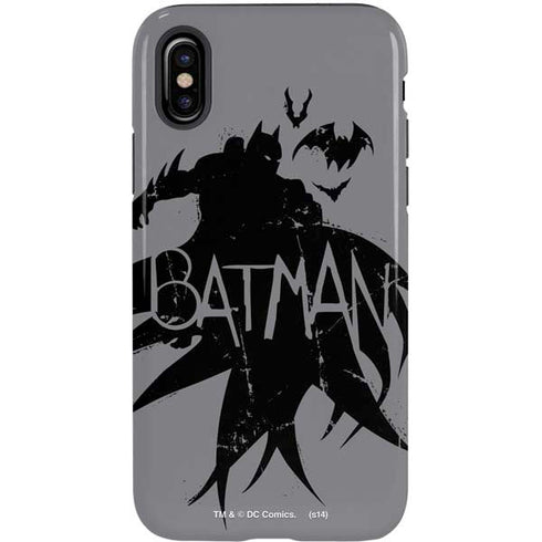 DC Comics Batman Silhouette Art iPhone XS Pro Case
