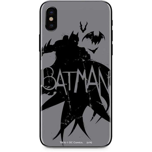 DC Comics Batman Silhouette Art iPhone XS Skin