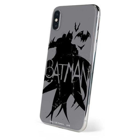 DC Comics Batman Silhouette Art iPhone XS Skin