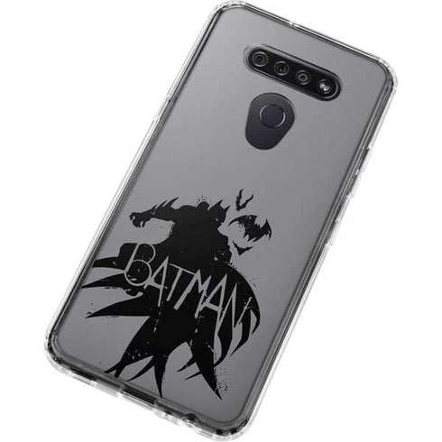 DC Comics Batman Silhouette Art LG K51/Q51 Clear Case