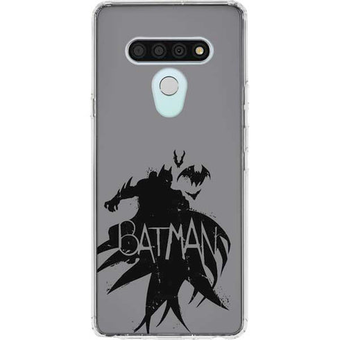 DC Comics Batman Silhouette Art LG Stylo 6 Clear Case