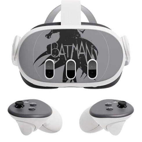 DC Comics Batman Silhouette Art Meta Quest 3 Skin
