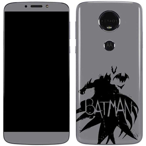 DC Comics Batman Silhouette Art Moto E5 Plus Skin