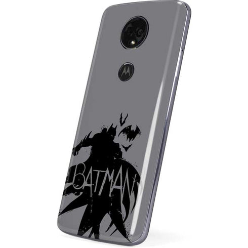 DC Comics Batman Silhouette Art Moto E5 Plus Skin