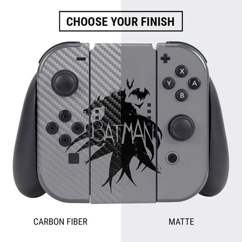 DC Comics Batman Silhouette Art Nintendo Switch Bundle Skin