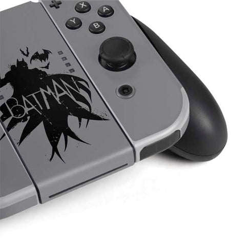 DC Comics Batman Silhouette Art Nintendo Switch OLED (2021) Skin