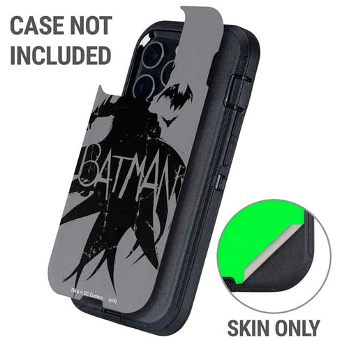 DC Comics Batman Silhouette Art Otterbox Defender iPhone Skin