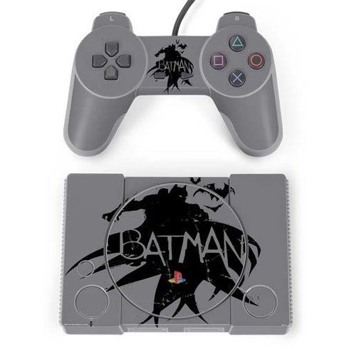DC Comics Batman Silhouette Art PlayStation Classic Bundle Skin